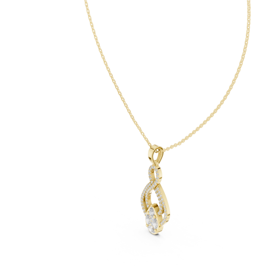Infinite Pear Pendant