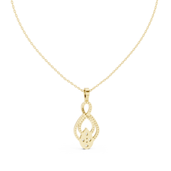 Aurevia Infinite Pear Pendant
