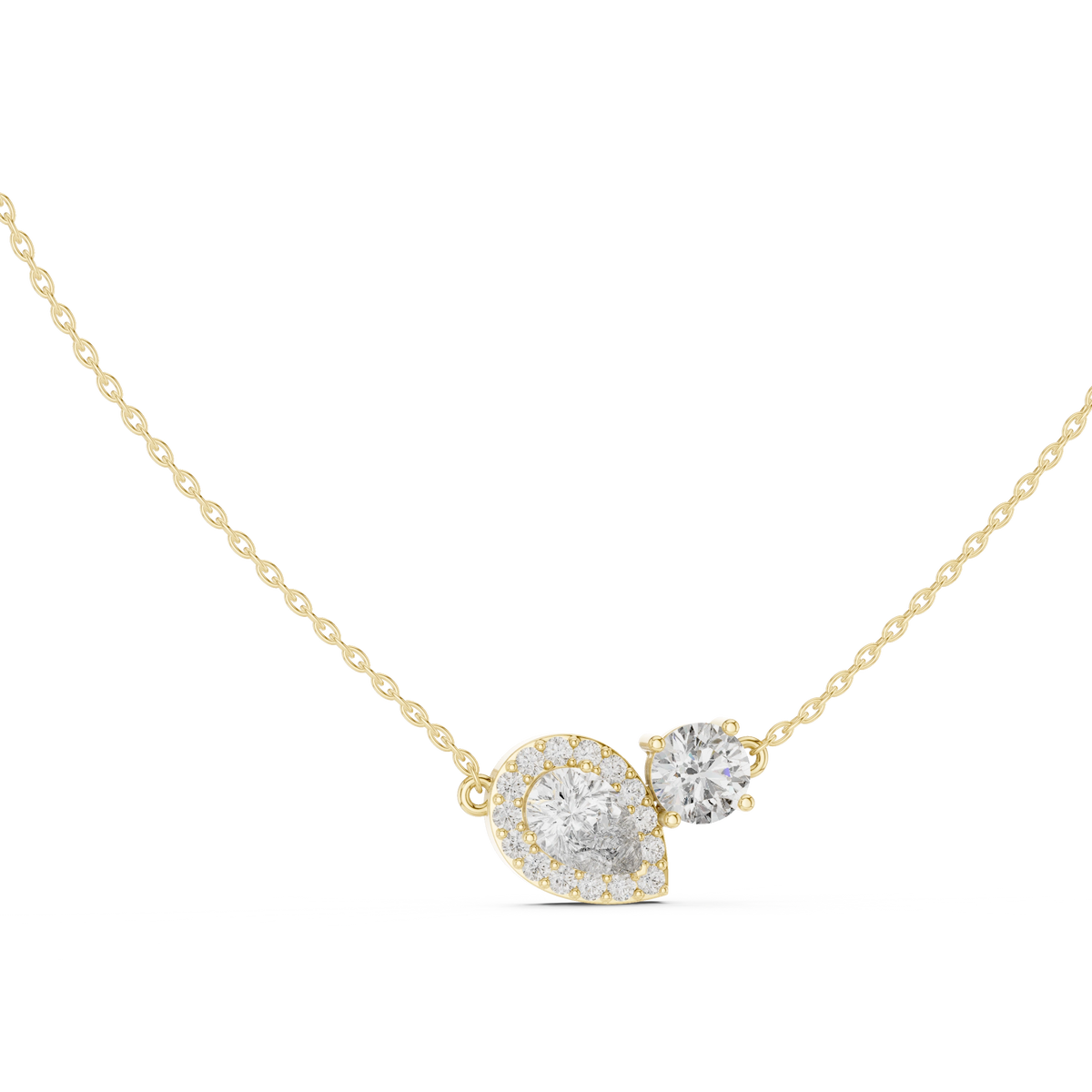 Aurevia Duo Pear Pendant