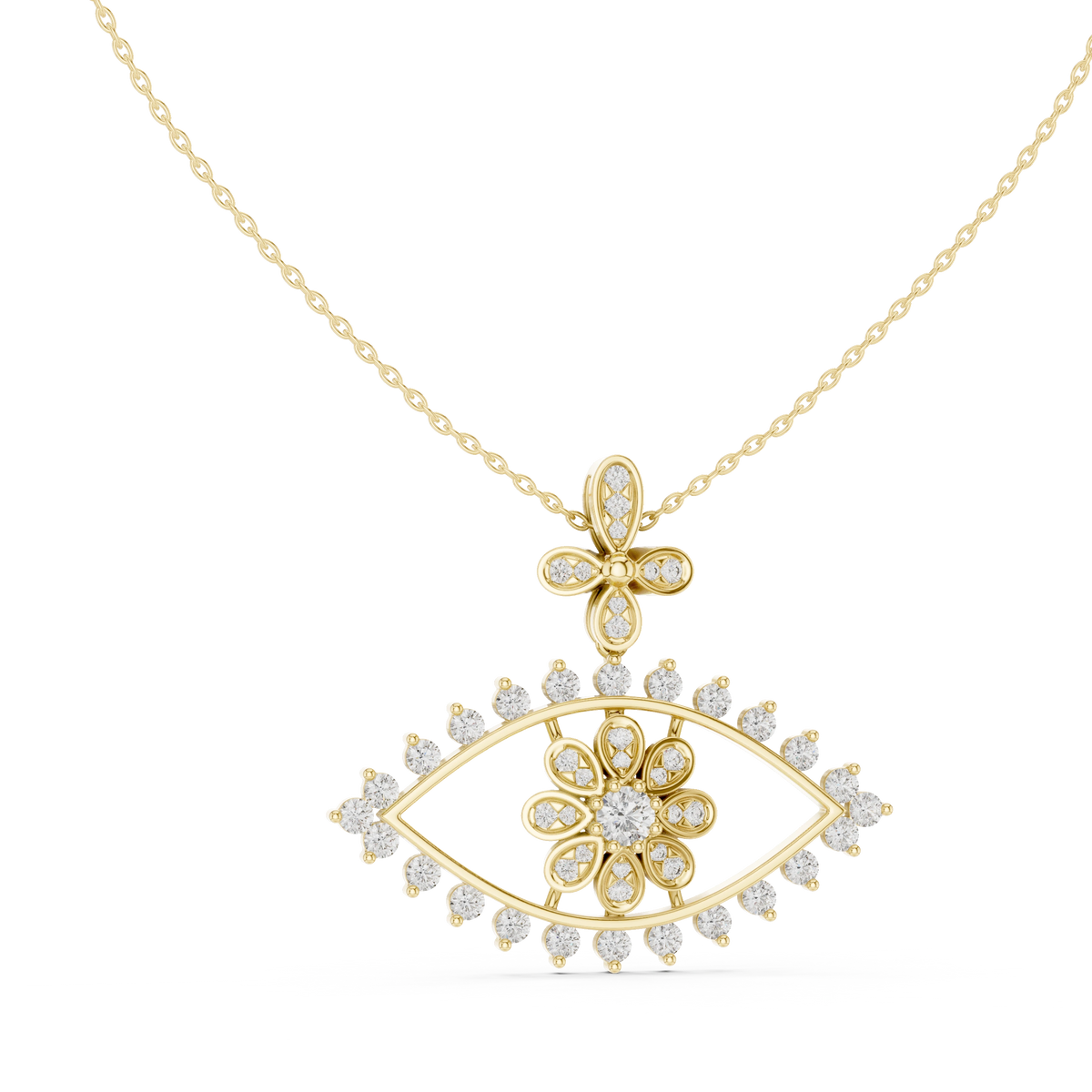 Aurevia Bloom Eye Pendant