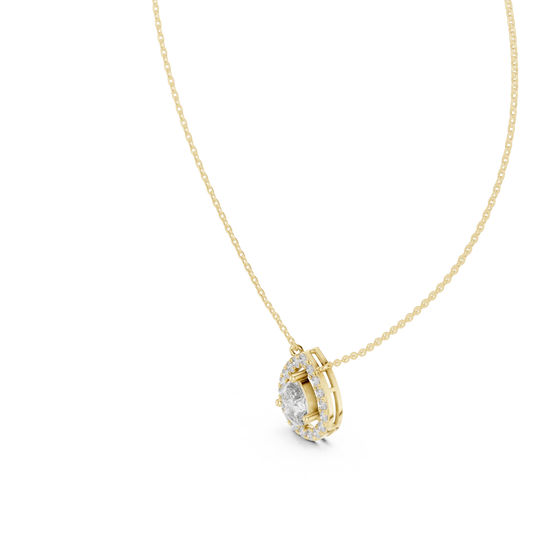 Celeste Pear Pendant