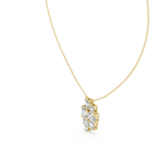 Mosaic Emerald Pendant