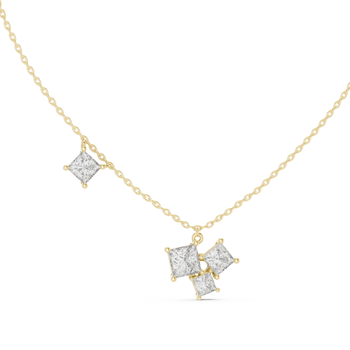 Aurevia Quadrant Cluster Pendant
