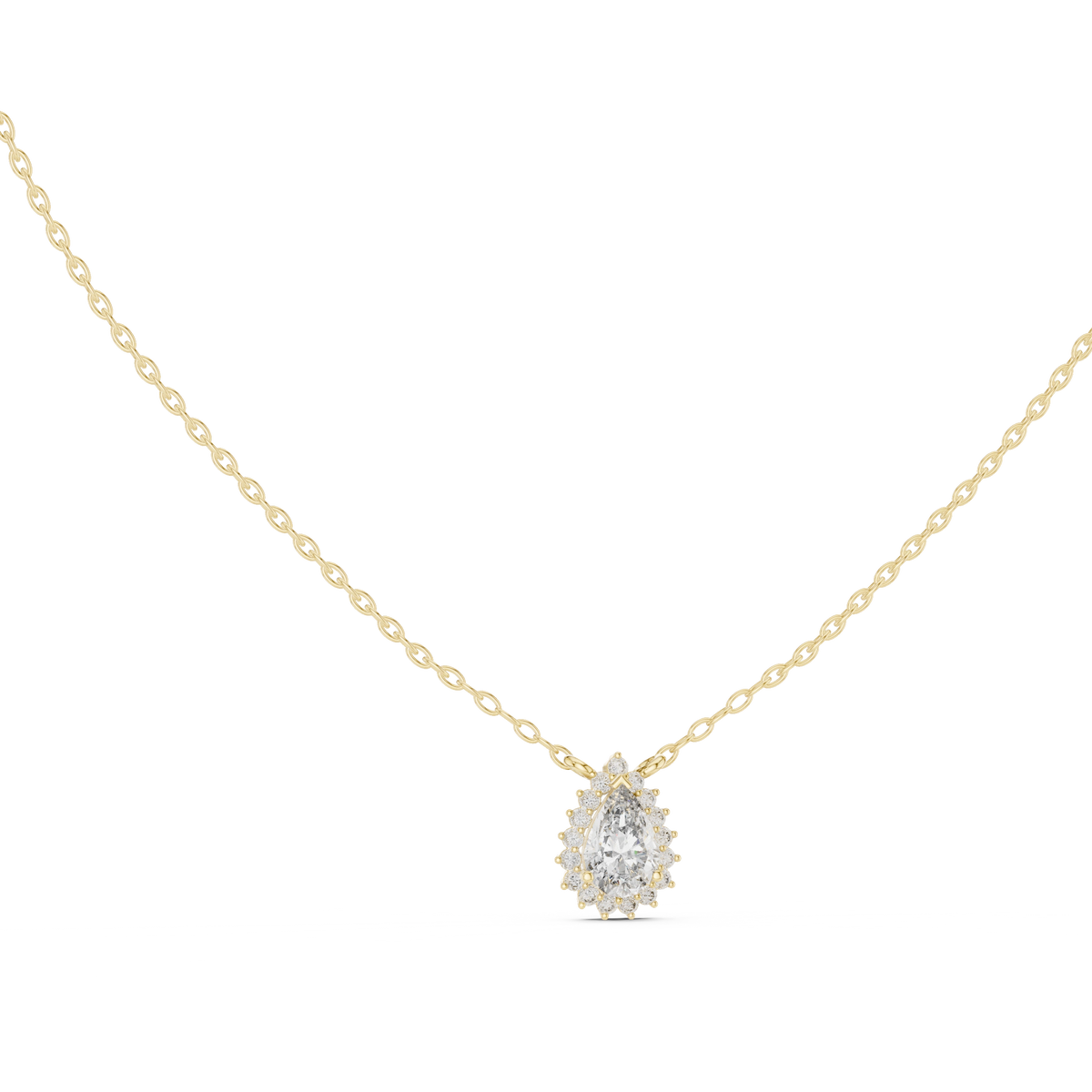 Aurevia Radiance Pear Pendant