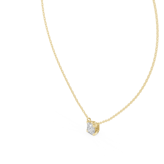 Radiant Solitaire Pendant