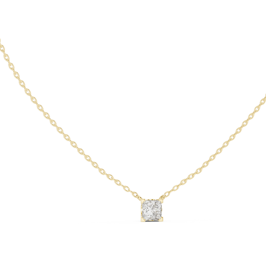 Princess Solitaire Pendant