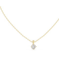 Aurevia Round Solitaire Pendant