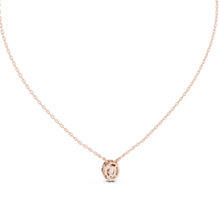 Aurevia Oval Halo Pendant