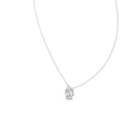 Aurevia Oval Halo Pendant