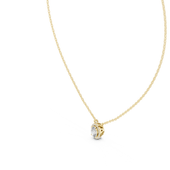 Aurevia Oval Halo Pendant