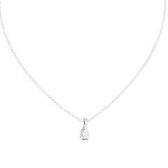 Aurevia Teardrop Solitaire Pendant