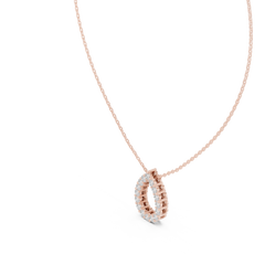 Aurevia Pear Open Halo Pendant
