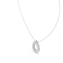 Aurevia Pear Open Halo Pendant