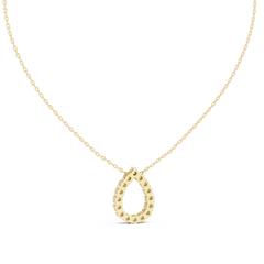 Aurevia Pear Open Halo Pendant