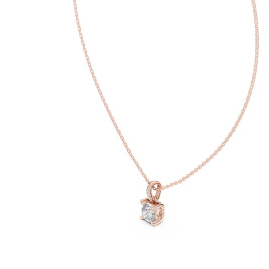 Accent Solitaire Pendant