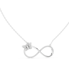 Aurevia Infinity Butterfly Pendant
