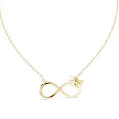 Aurevia Infinity Butterfly Pendant