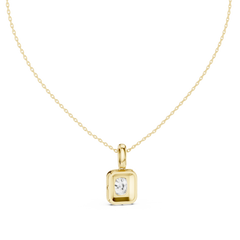 Aurevia Regal Cushion Halo Pendant