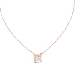 Aurevia Square Solitaire Pendant