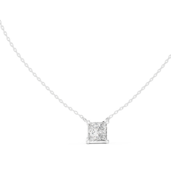 Aurevia Square Solitaire Pendant