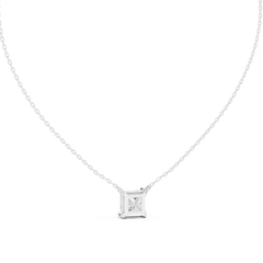 Aurevia Square Solitaire Pendant