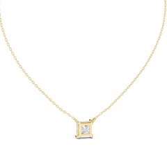 Aurevia Square Solitaire Pendant