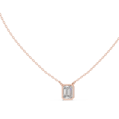 Aurevia Emerald Bezel Pendant