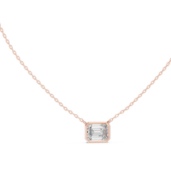 Aurevia Emerald Bezel Pendant