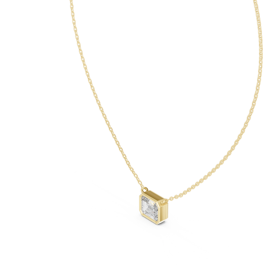 Emerald Bezel Pendant