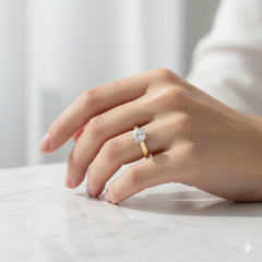 Aurevia Radiant Solitaire Ring