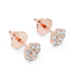 Aurevia Celeste Cluster Diamond Studs
