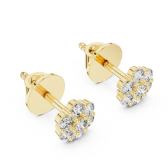 Aurevia Celeste Cluster Diamond Studs
