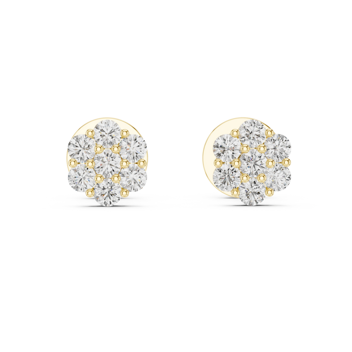 Aurevia Celeste Cluster Diamond Studs