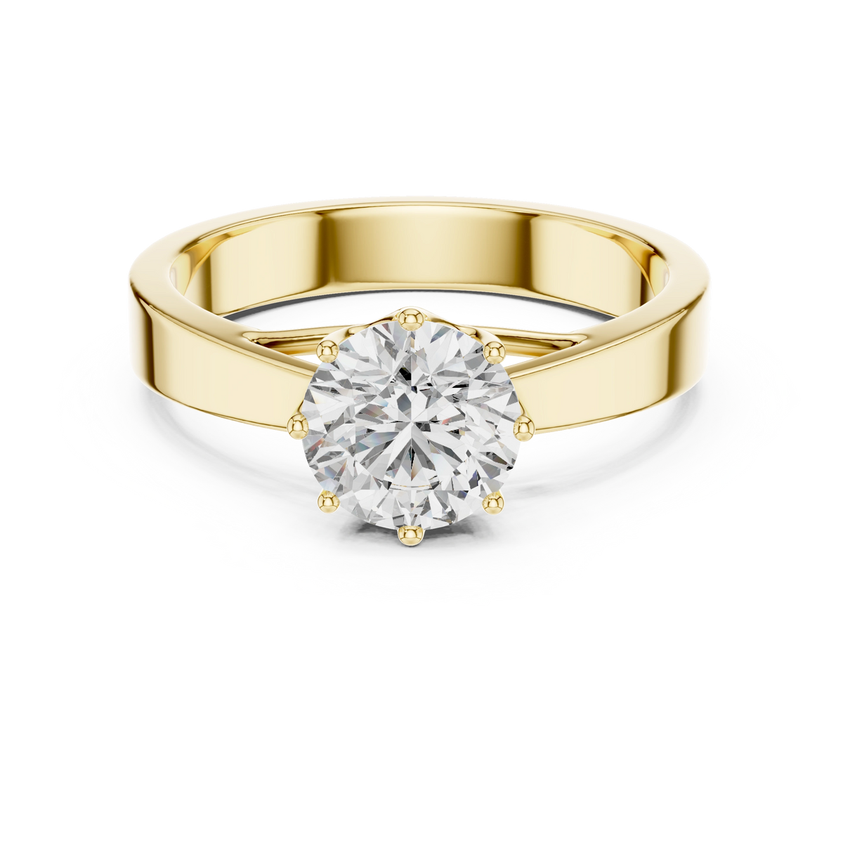 Aurevia Radiant Solitaire Ring