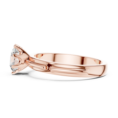 Aurevia Celestial Glow Solitaire Ring