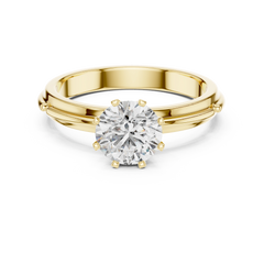 Aurevia Celestial Glow Solitaire Ring