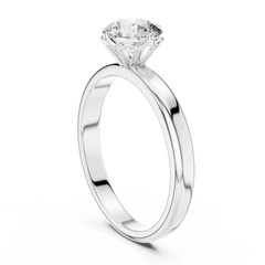 Aurevia Lumina Solitaire Ring