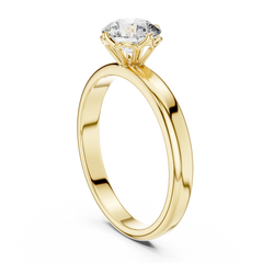 Aurevia Lumina Solitaire Ring