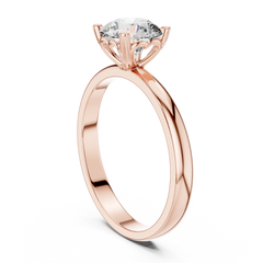 Aurevia Classic Radiant Solitaire RIng