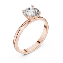 Aurevia Classic Radiant Solitaire RIng