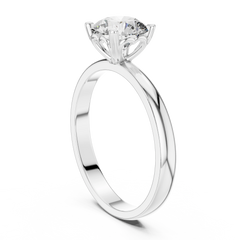 Aurevia Classic Radiant Solitaire RIng