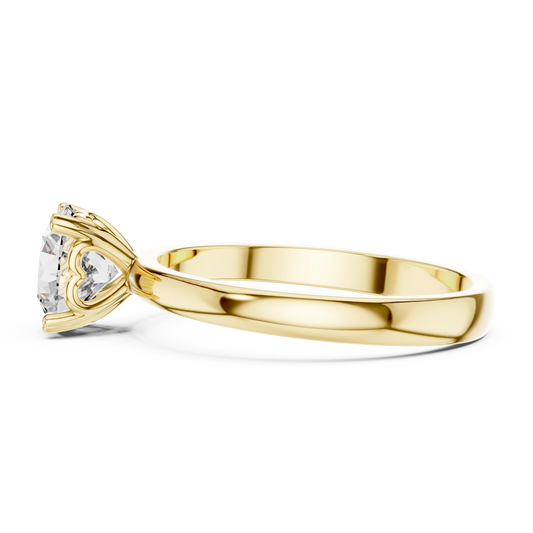 Aurevia Classic Radiant Solitaire RIng