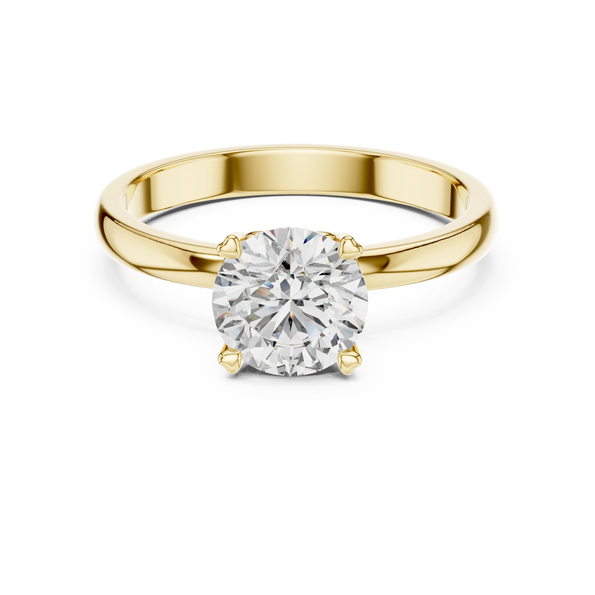 Aurevia Classic Radiant Solitaire RIng