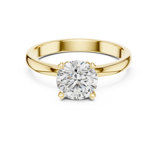 Aurevia Classic Radiant Solitaire RIng