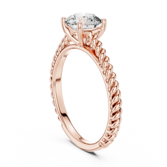 Aurevia Twine Elegance Solitaire RIng