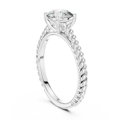 Aurevia Twine Elegance Solitaire RIng