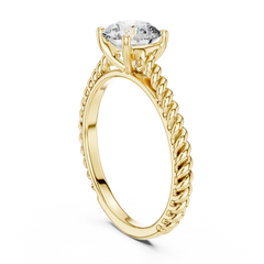 Aurevia Twine Elegance Solitaire RIng