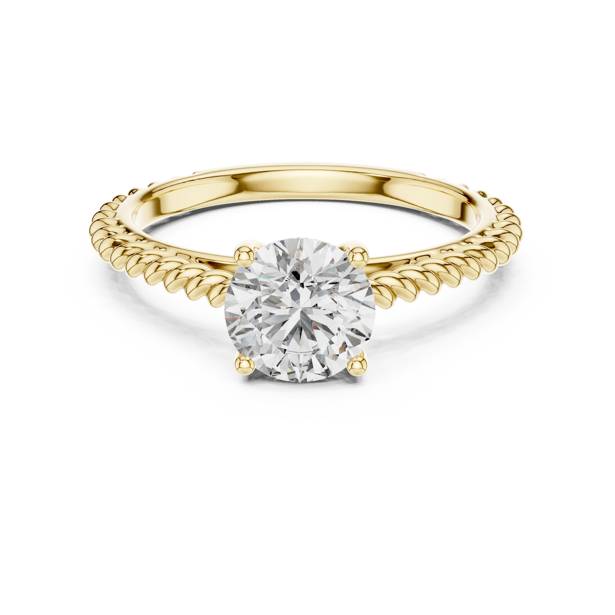 Aurevia Twine Elegance Solitaire RIng