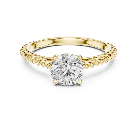 Aurevia Twine Elegance Solitaire RIng
