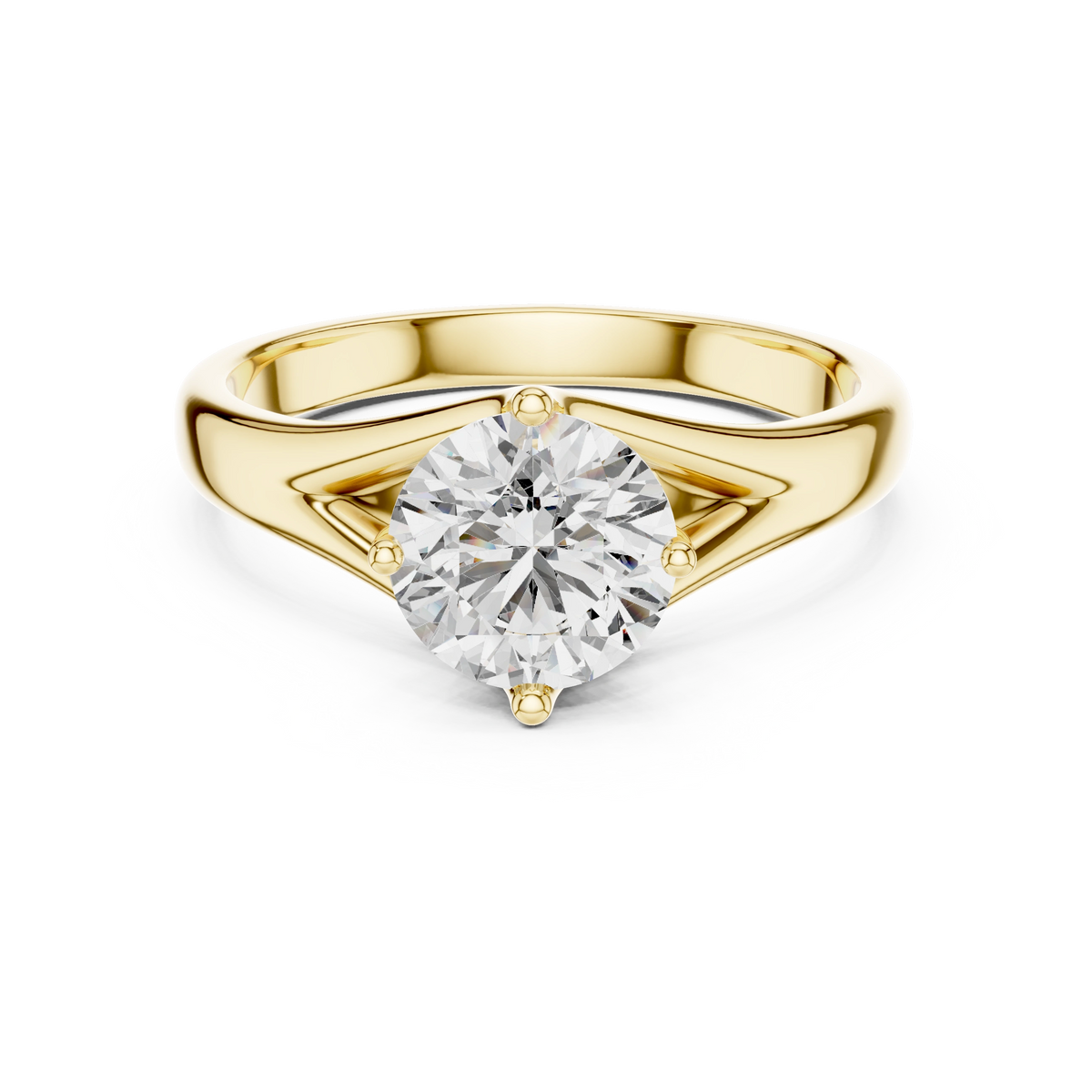 Aurevia Trilight Harrmony Solitaire Ring
